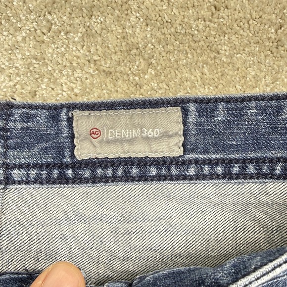 AG Adriano Goldschmied Everett Jeans Mens 30x34 Blue Denim 360 Slim Straight - Picture 5 of 14